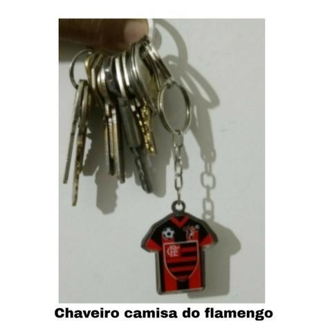 Chaveiro Acrílico Time Do Flamengo futebol decoração