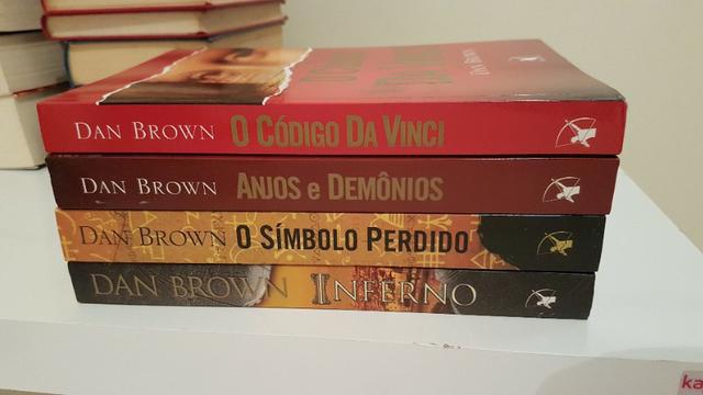 Livros do autor de O Código da Vinci Dan Brown Novos!