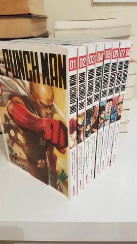 Mangás One-Punch Man Vols. 1-8 Novos!