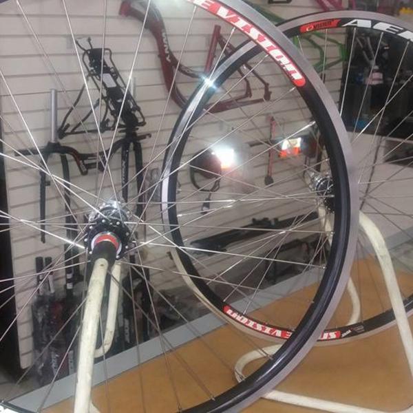 Rodas 26" para bicicleta.