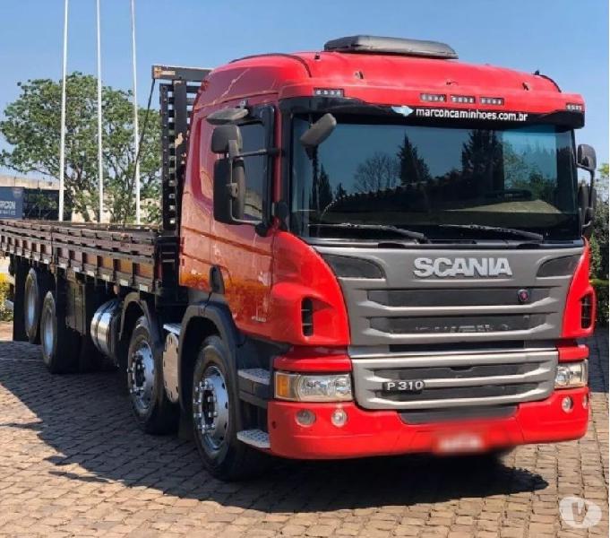 Scania p310 4° eixo carroceria baixa