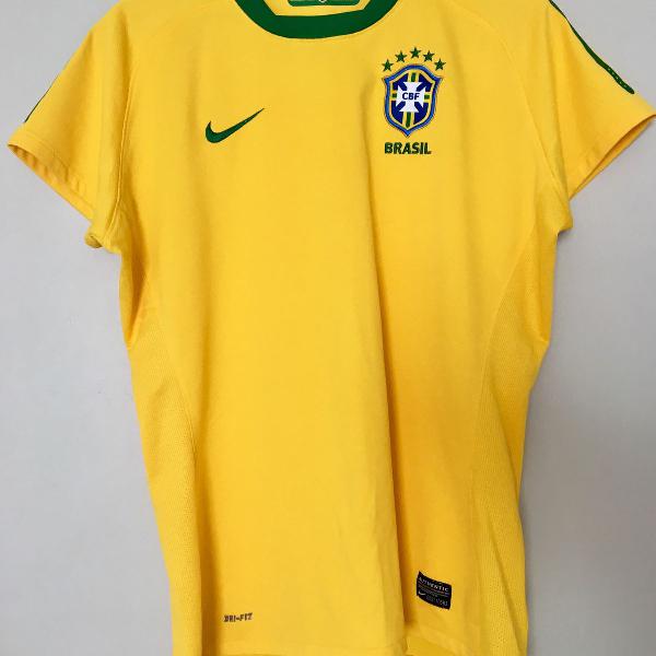 blusa seleção brasileira original nike tamanho g