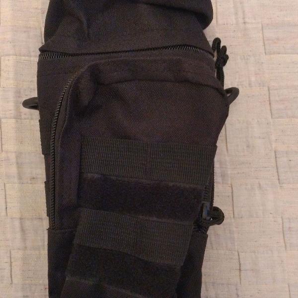 bolsa para garrafa preta