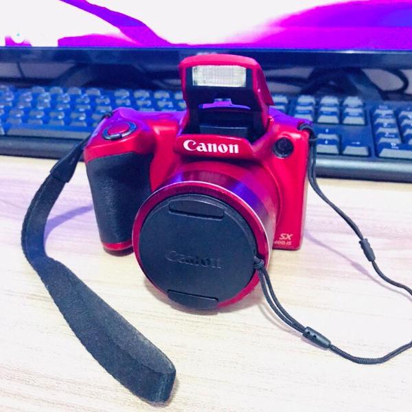 camera semi profissional canon sx400 is