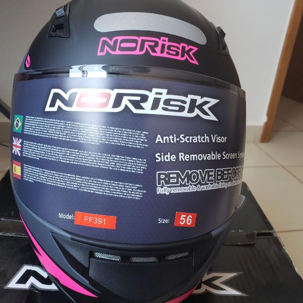 capacete novo norisk feminino
