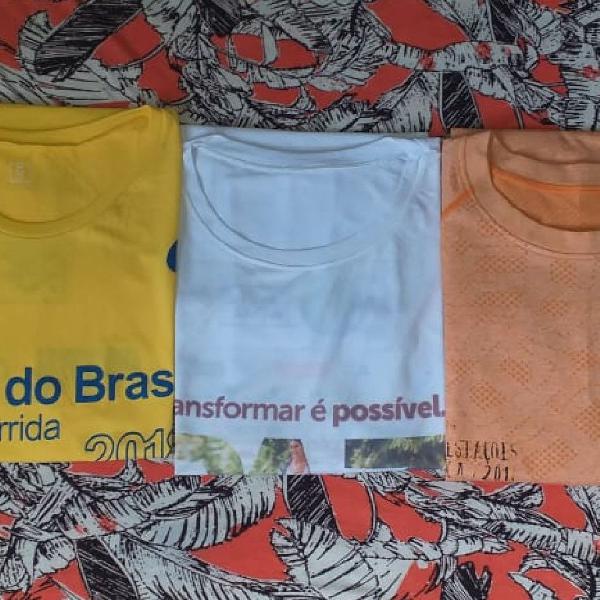 combo 3 camisetas corrida