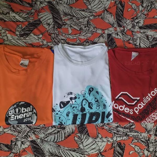 combo e camisetas corrida