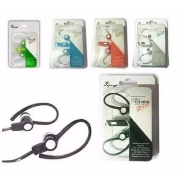 fone de ouvido p2 auricular sport com microfone