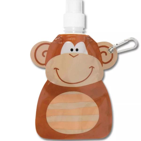 garrafa squeeze dobrável água suco macaco cão promoção