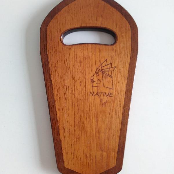 handplane native - madeira cedro rosa - 37,0 x 19,0 x 1,6 cm