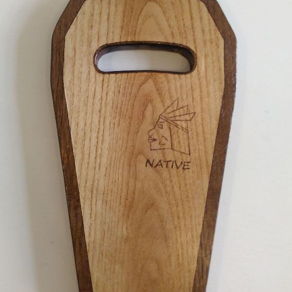 handplane native - madeira paulownia - 35,0 x 19,0 x 2,3 cm