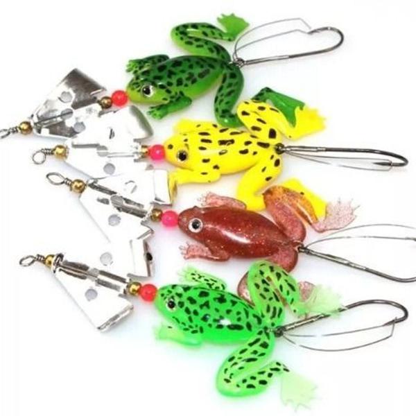 kit 4 iscas isca sapo sapinho frog traira