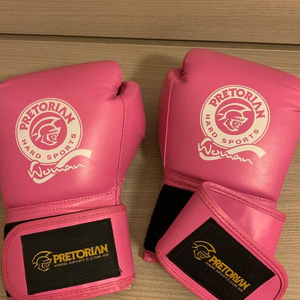 luvas de boxe rosa 14 pretorian