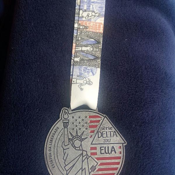 medalha de corrida de rua da Série Delta - Etapa EUA
