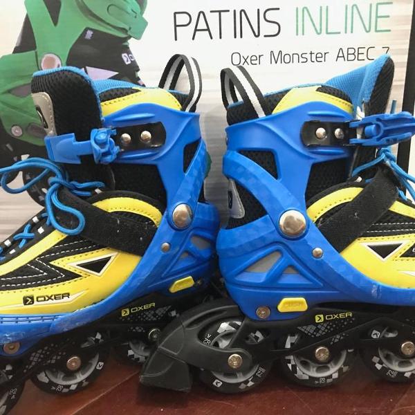 patins inline oxer monster abec 7