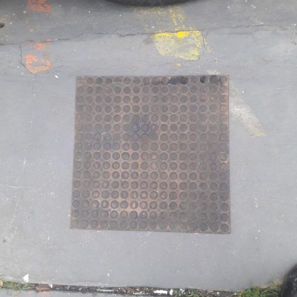 placa de piso
