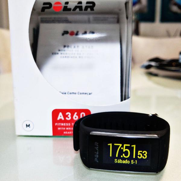 relógio corrida polar a360 gps bluetooth