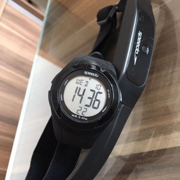 relógio monitor cardíaco speedo