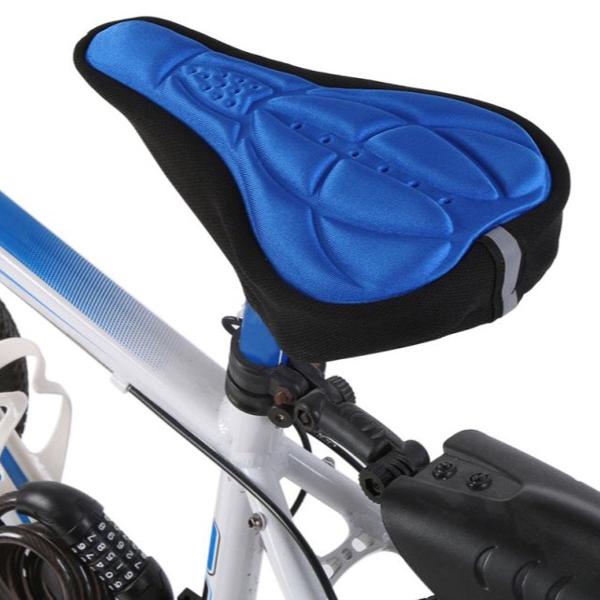 selim de bicicleta confortável silicone gel