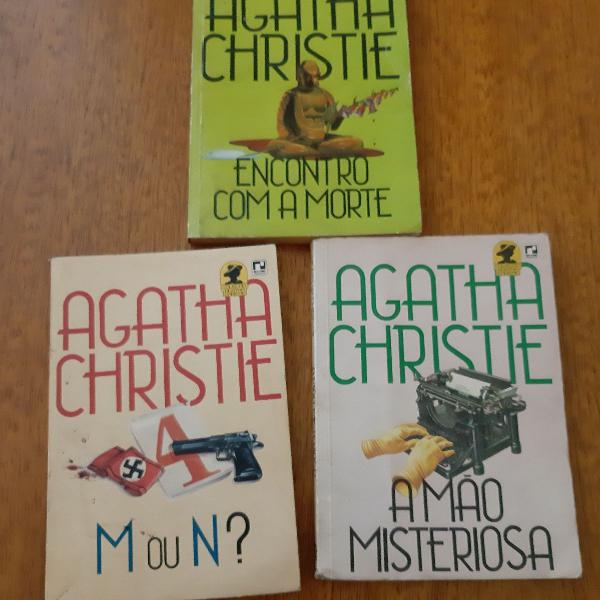 3 Livros Agatha Christie