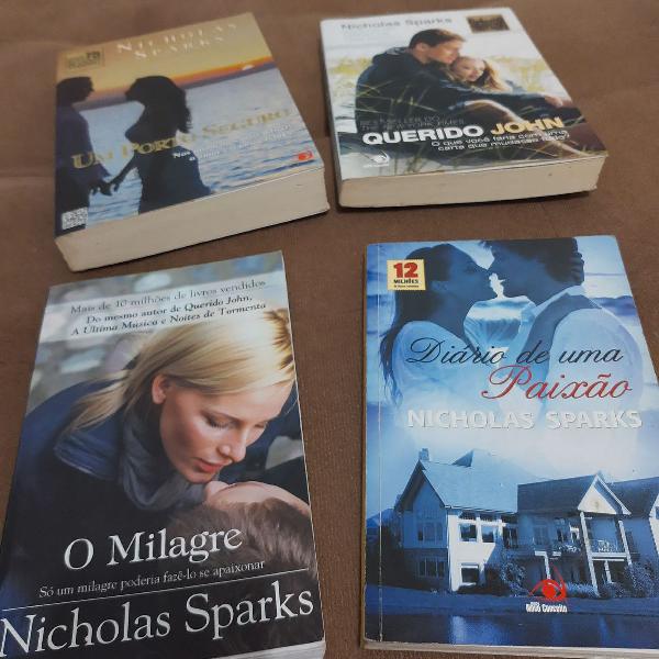 4 livros Nicholas Sparks