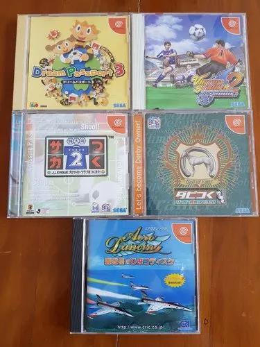 5 Jogos Dreamcast Soccer Tsuku Tokudai Gou 2 + Aero Dancing