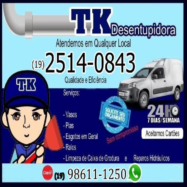 98611-1250 Desentupidores no Jardim Nossa Senhora