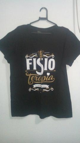 Camisa Preta Fisioterapia