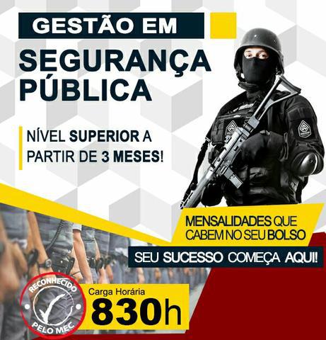 Curso Superior em Gestão de Segurança Pública EAD