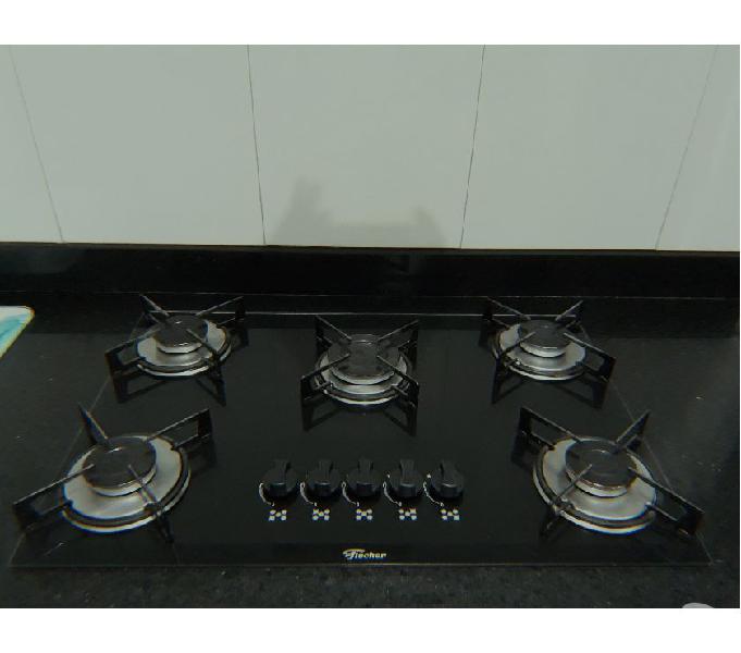 Fogão cooktop 5 bocas