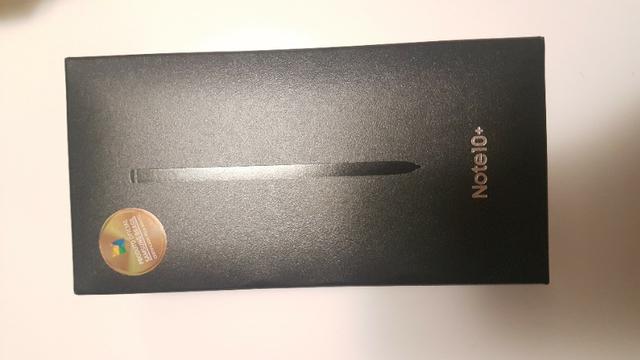 Galaxy Note 10+ Preto na Caixa