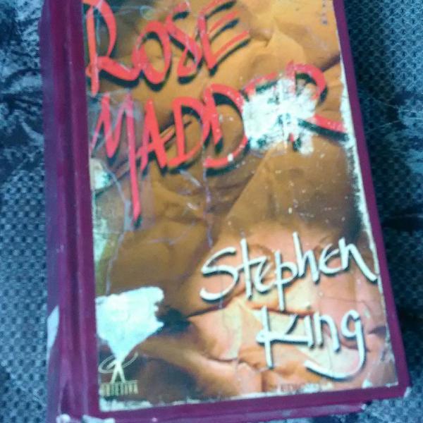 Livro Rose Madder Stephen King Capa clássica