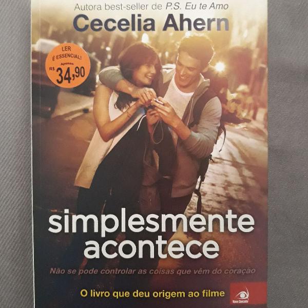 Livro "Simplesmente Acontece" Cecelia Ahern