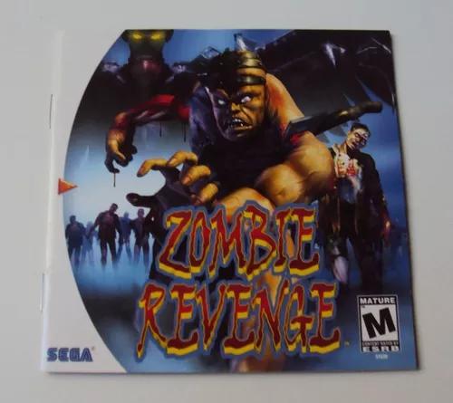 Manual Original Americano Zombie Revenge - Dreamcast