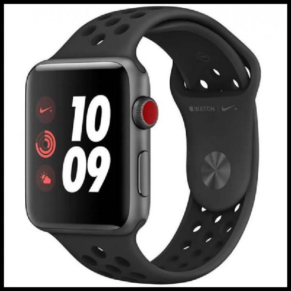 Relógio Apple Watch Nike+ Alumínio Espacial Cinza e Preto