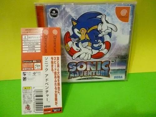 Sega Dreamcast Sonic Adventure Original Japonês Spine Card