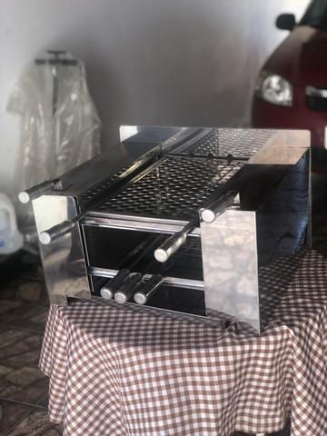 Vendo Churrasqueira DoubleGrill Aço Inox