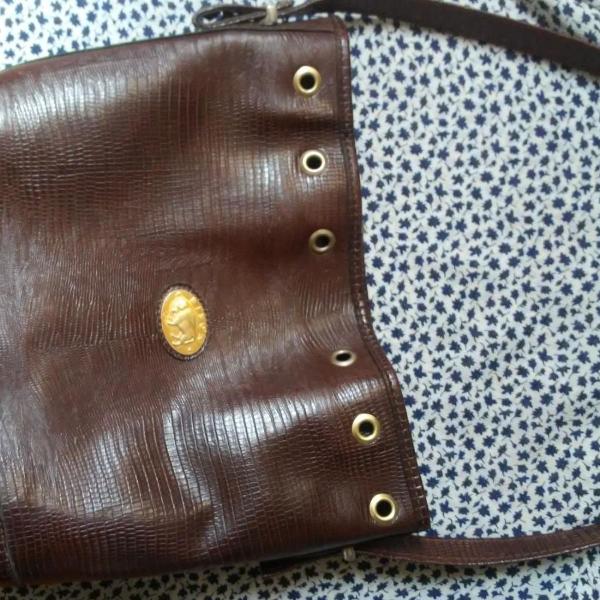 bolsa bag vintage brison couro