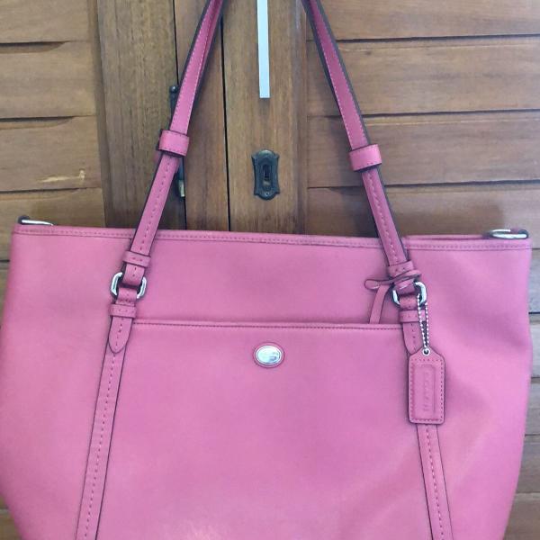 bolsa coach pink