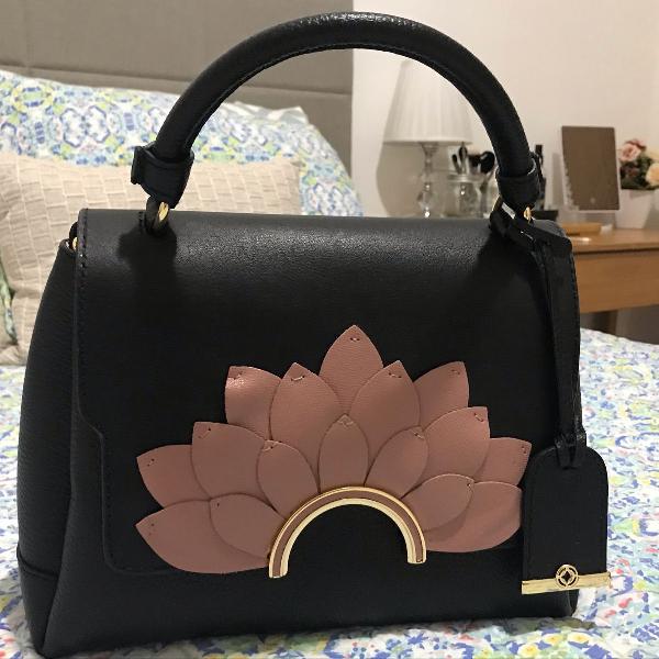 bolsa de couro arezzo