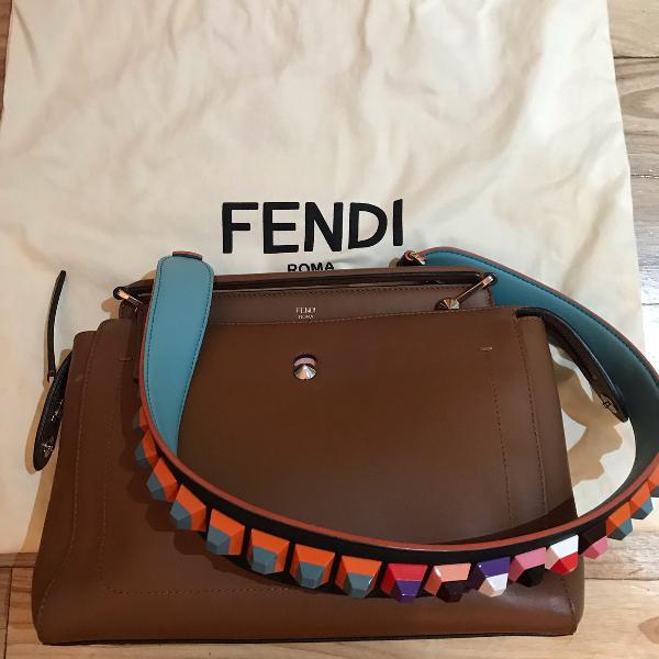 bolsa fendi dotcom com alça colorida