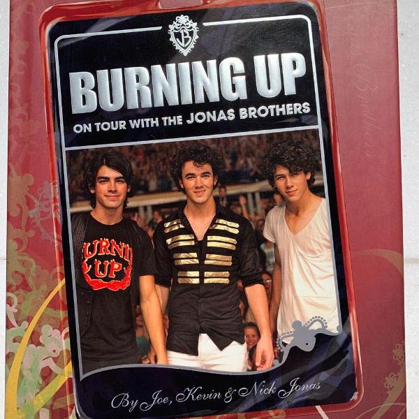 burning up book - jonas brothers