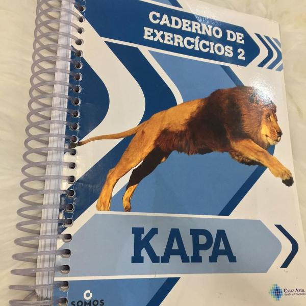 caderno de exercícios anglo/kapa