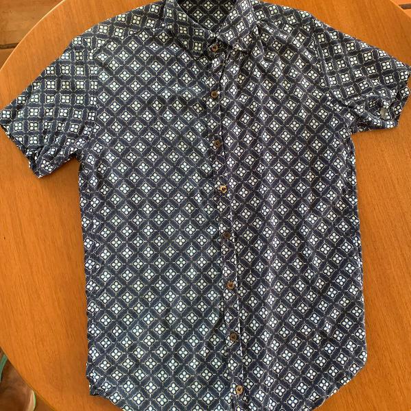 camisa estampada blue man