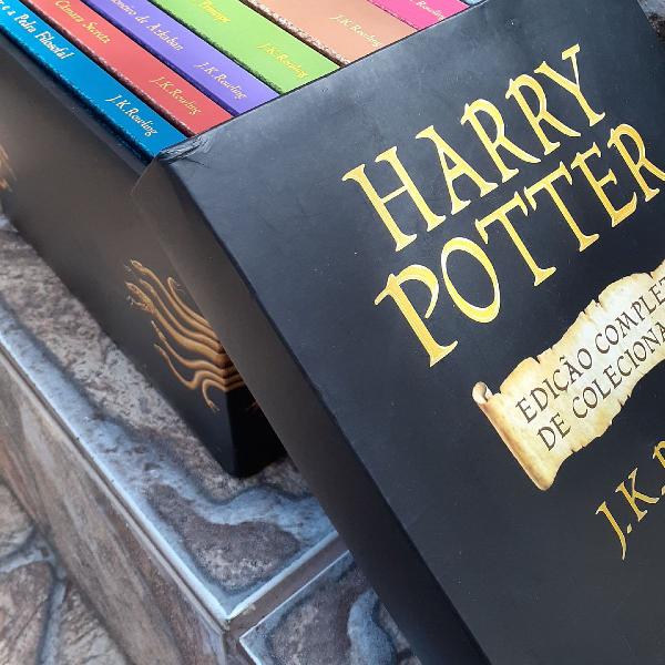 coleção de livros Harry Potter capa dura- edição de