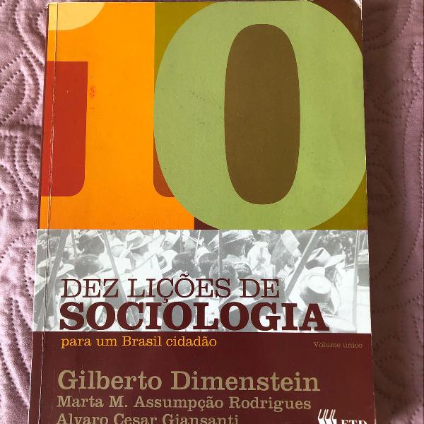 dez lições de sociologia para um brasil cidadão