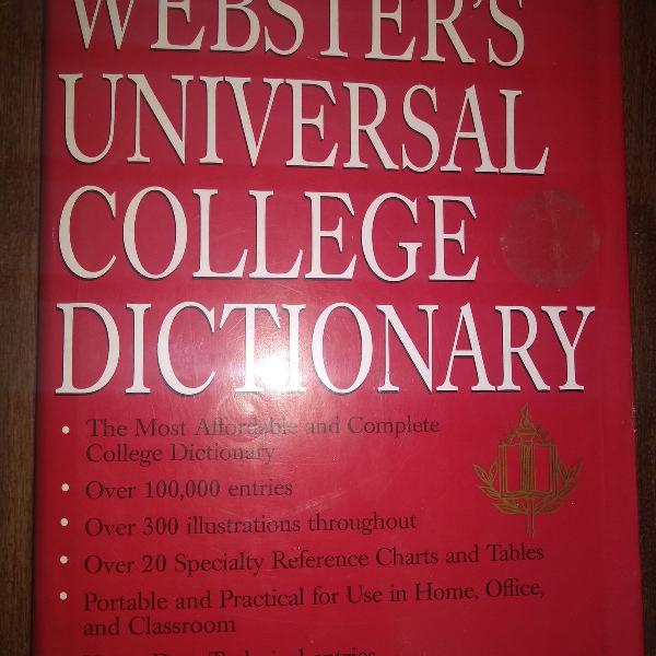 dicionário de inglês webster college dictionary