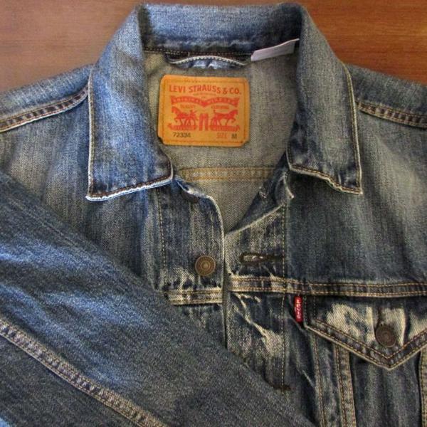 jaqueta jeans levi's vintage fit