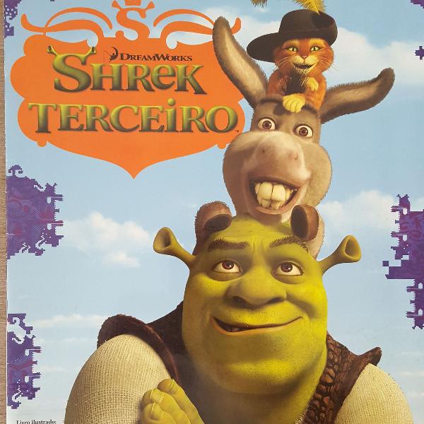 lbum Figurinha Completo Shrek Terceiro