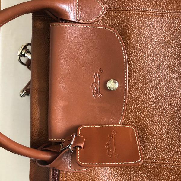 le pliage xl em couro longchamp made in france